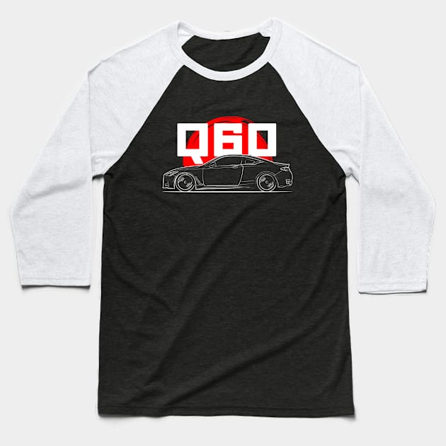 Racing V37 Q60 Sport Luxury Baseball T-Shirt by GoldenTuners